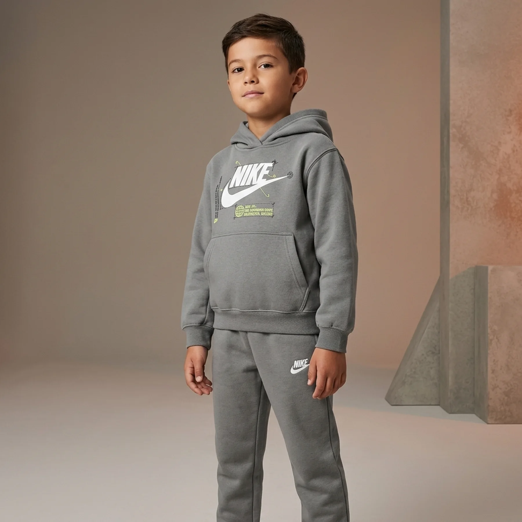 Спортивний костюм дитячий Nike Kids Knb B Nsw Hbr Futura Po Pant S (86M350-G3F)