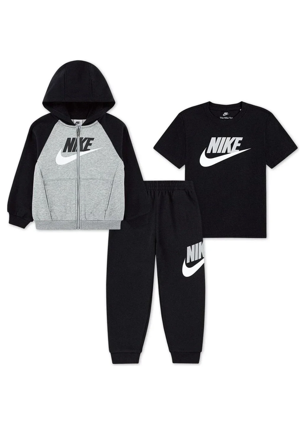 Спортивний костюм дитячий Nike Kids Nkn Color Blocked Hbr Jogger S Black/Grey (86N341-023)