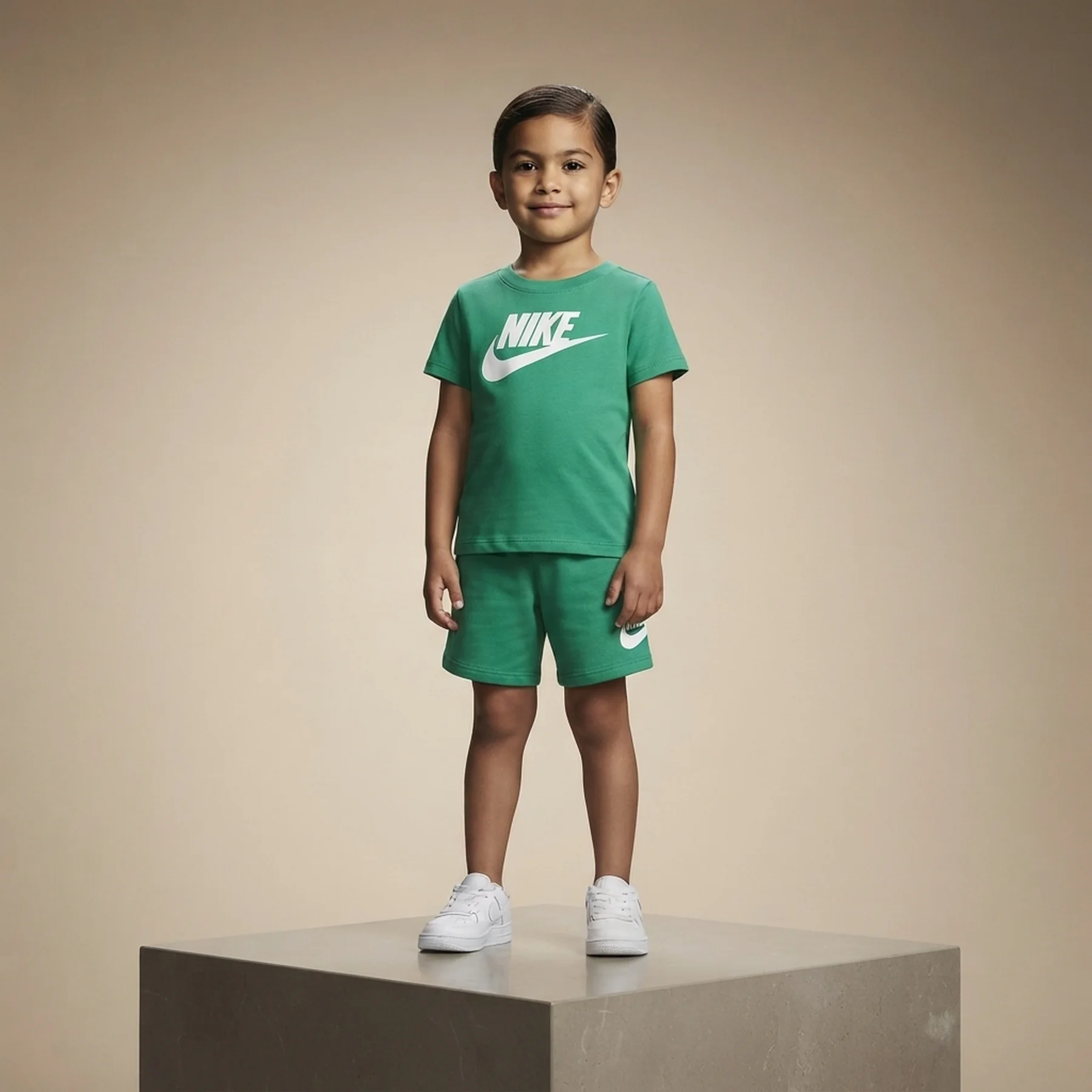Спортивний костюм дитячий Nike Little Kids Club Tee & Short Set (86L596-E5D)