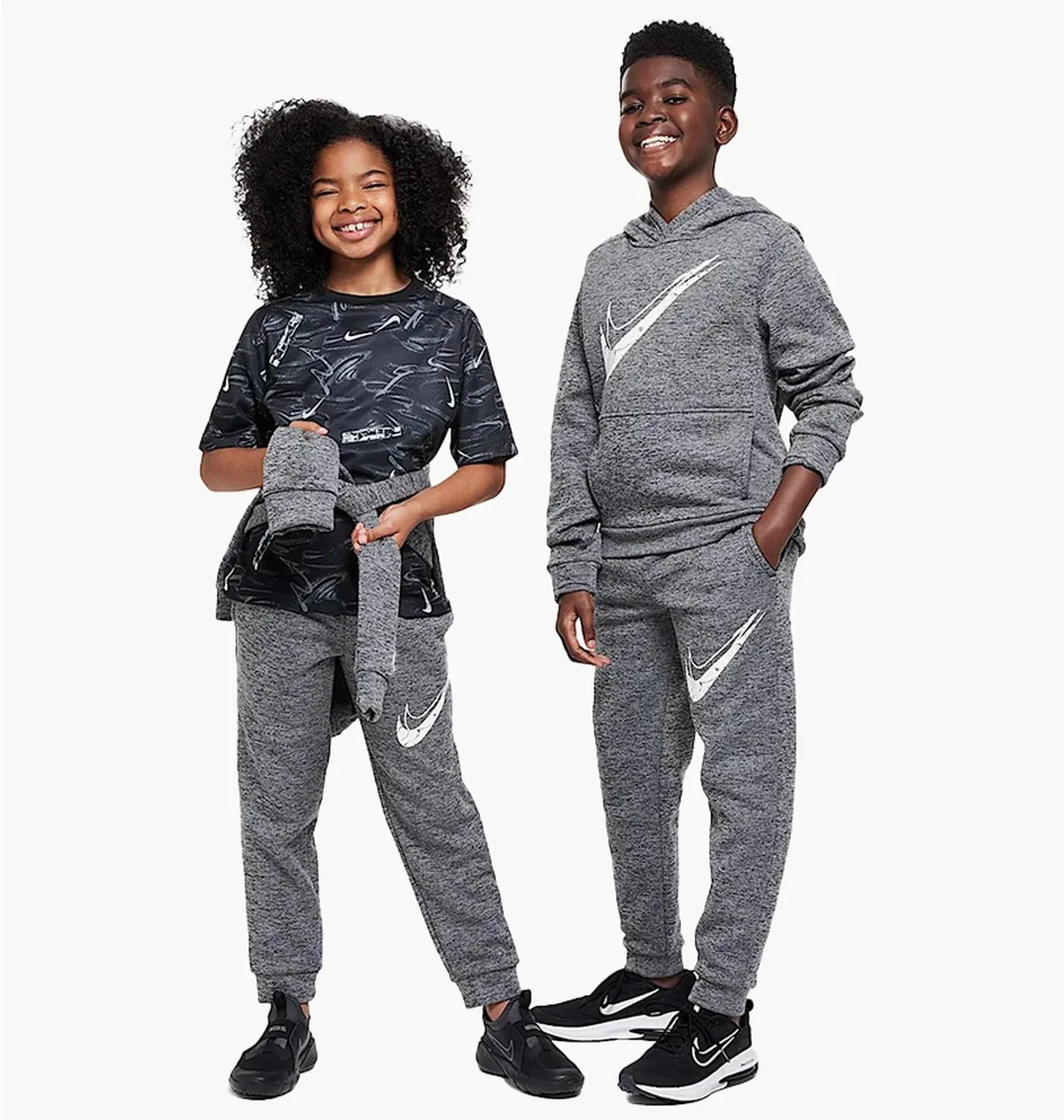 Спортивний костюм дитячий Nike Multi Stain Repel Grey (HF4414-010__HF4418-010)
