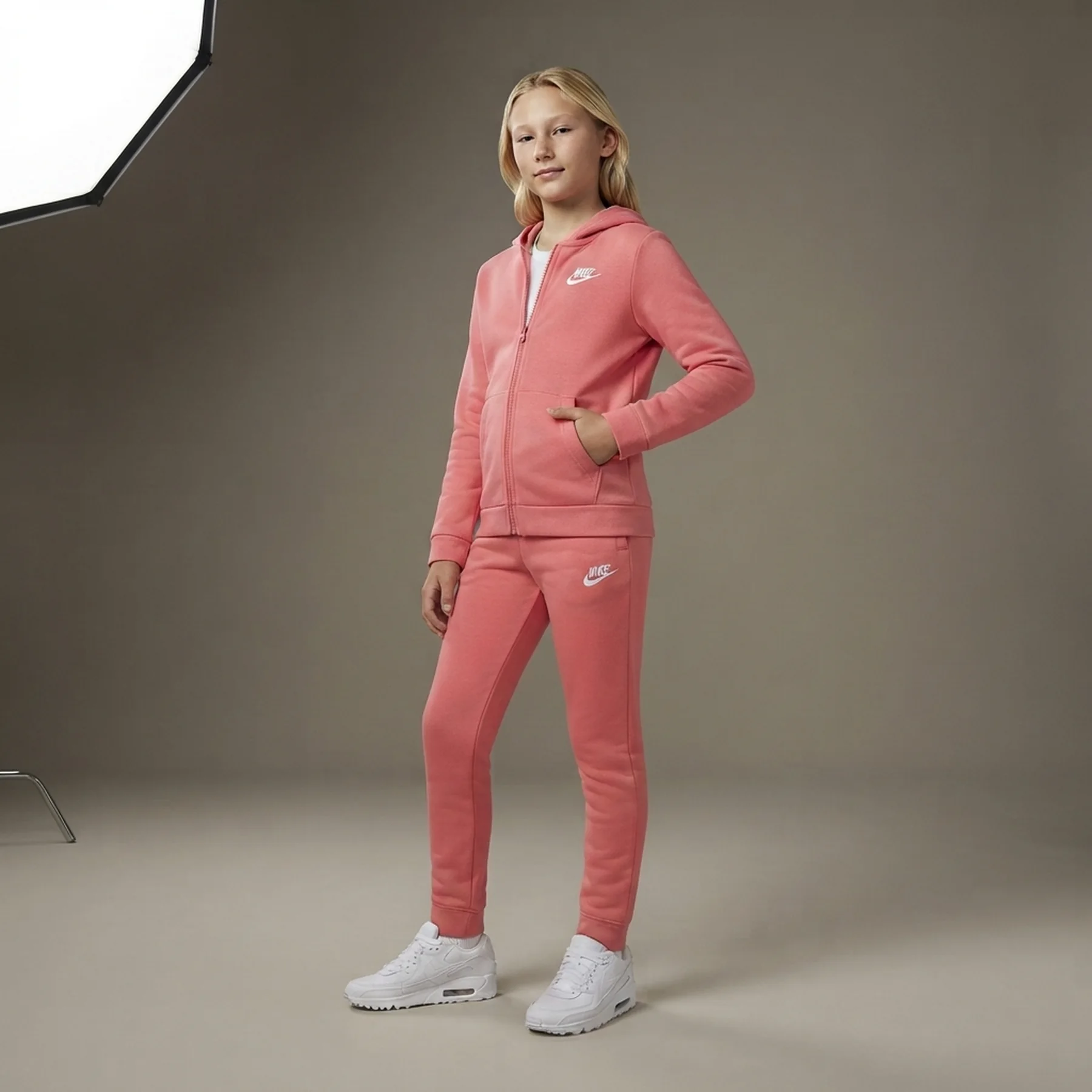 Спортивний костюм дитячий Nike Nike Nsw Core Bf Trk Suit Pink (BV3634-603)
