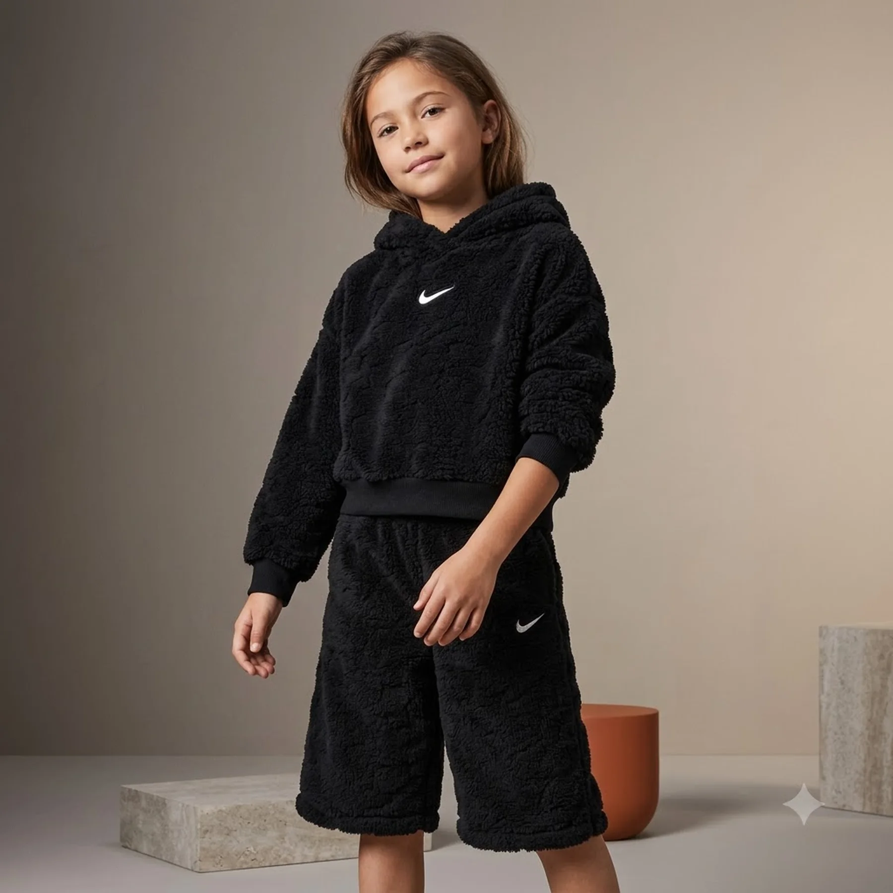 Спортивний костюм дитячий Nike Nkg Cozy Po Black (36N458-023)