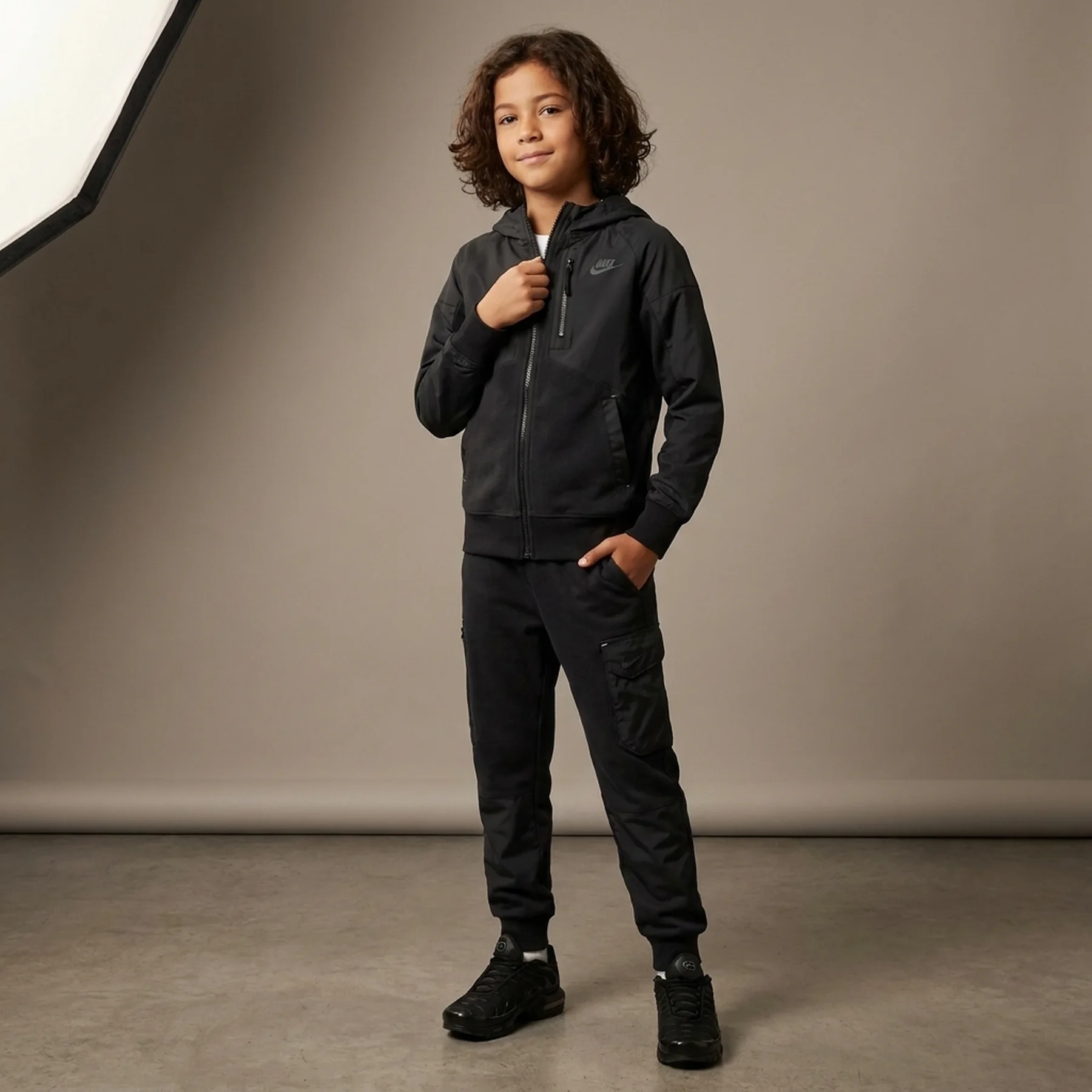 Спортивний костюм дитячий Nike Nsw City Utility Black (HF4208-010__HF4211-010)