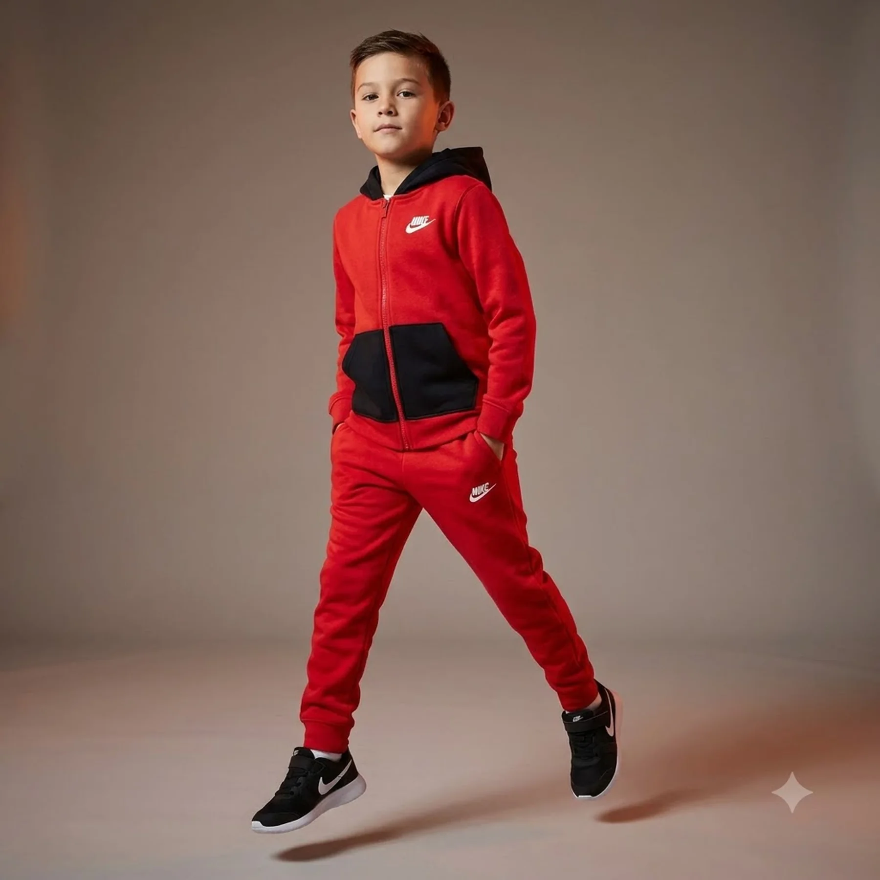 Спортивний костюм дитячий Nike Nsw Core Bf Trk Suit Red/Black (BV3634-657)