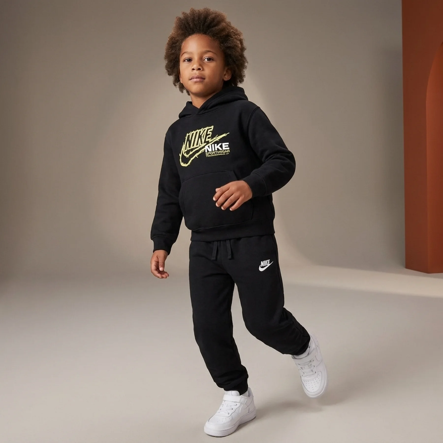 Спортивний костюм дитячий Nike Nsw Fs Flc Po Black (86N241-023)