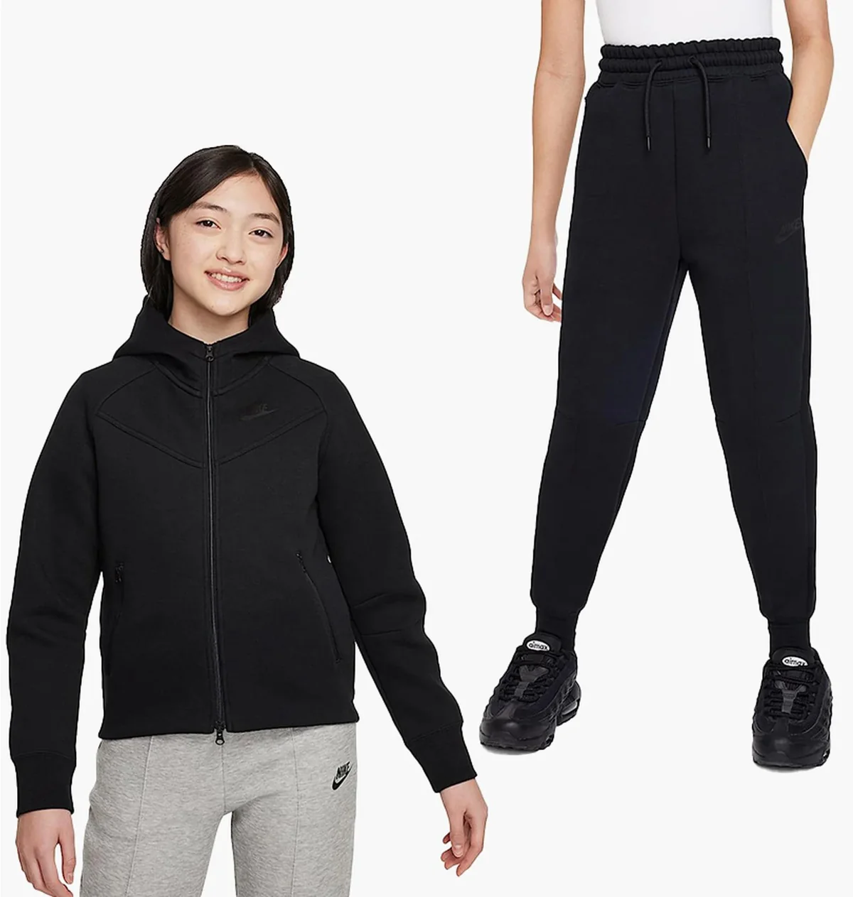 Спортивний костюм дитячий Nike Nsw Tech Fleece Black (FD2979-010__FD2975-010)