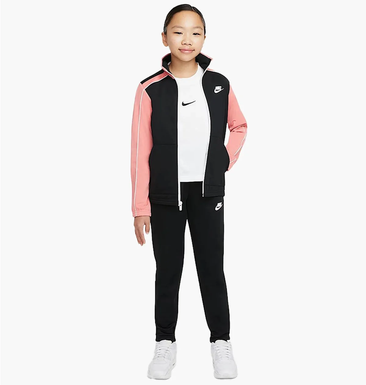 Спортивний костюм дитячий Nike Sportswear Black/Peach (DH9661-013)