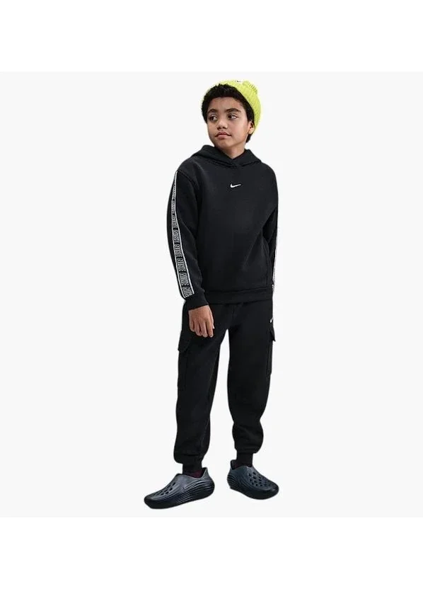 Спортивний костюм дитячий Nike Sportswear Club Fleece Older Kids Black (HQ9321-010__HQ9323-010)