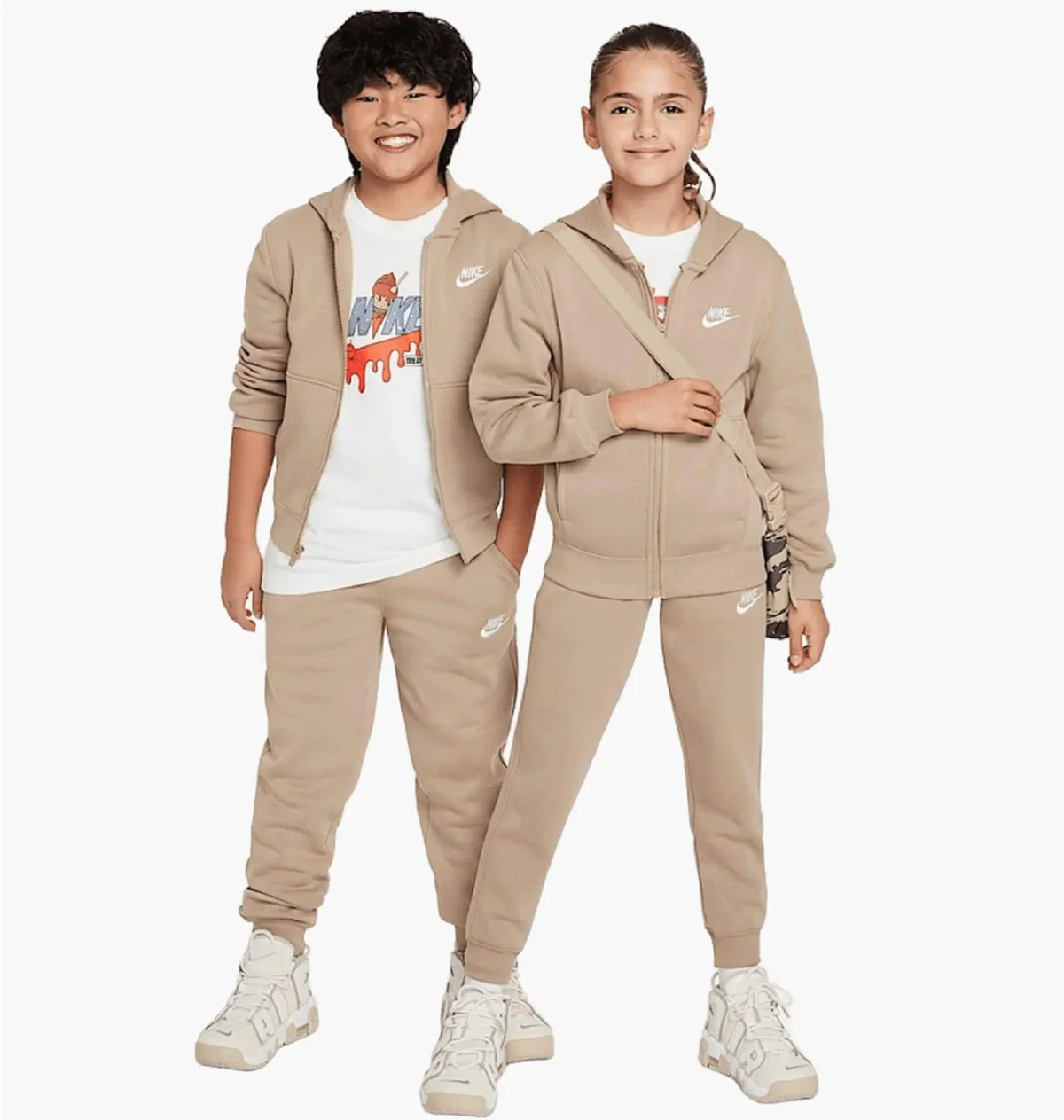 Спортивний костюм дитячий Nike Sportswear Club Fleece Tracksuit Beige (FD3114-247)