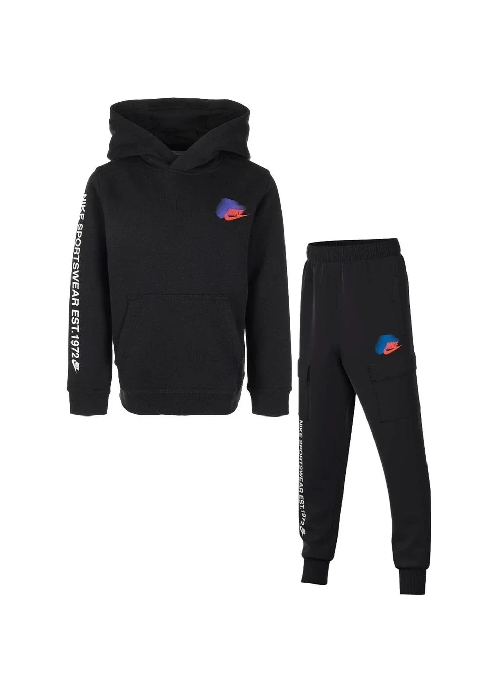 Спортивний костюм дитячий Nike Sportswear Fleece Standard Issue Black (HM4339-010__HM4337-010)