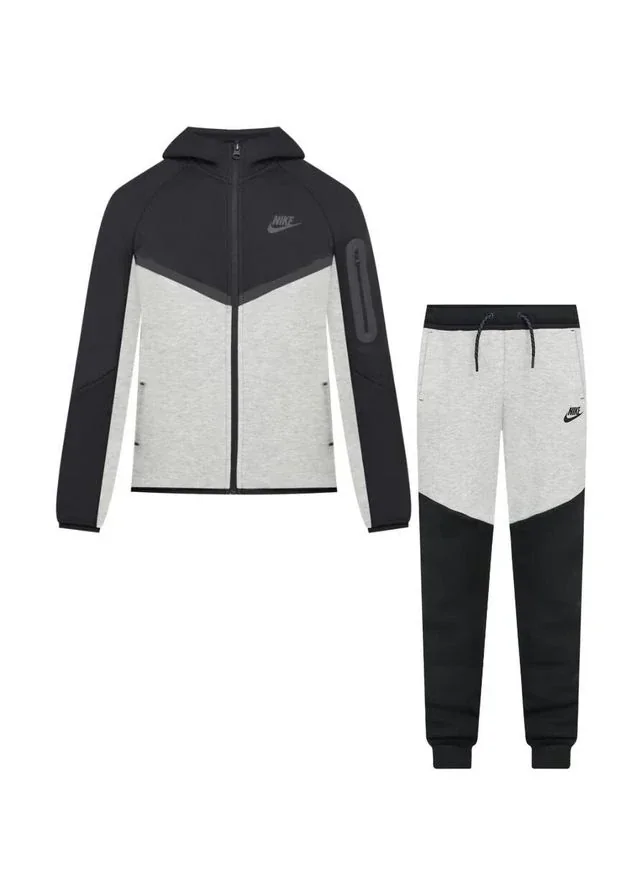 Спортивний костюм дитячий Nike Sportswear Tech Fleece Black/Grey (HV5867-064__HV5869-012)