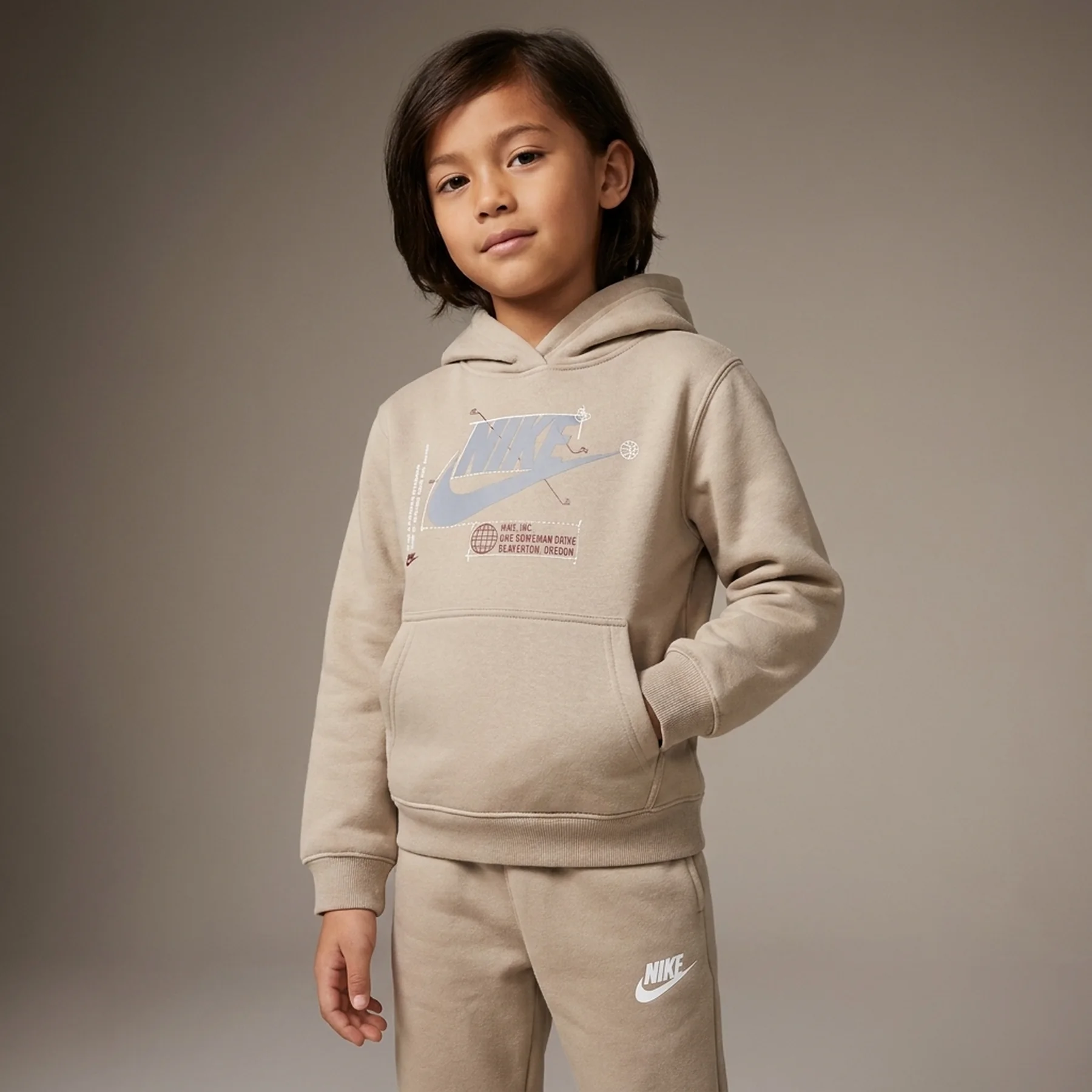 Спортивний костюм дитячий Nike Tuta Bambino Futa Po (86M350-XOL)