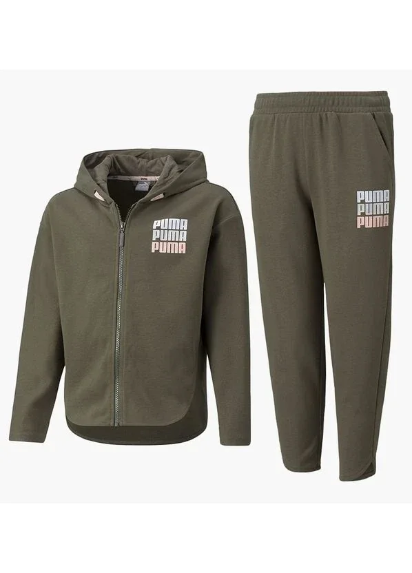 Спортивний костюм дитячий Puma Alpha Olive (589238-44__589237-44)