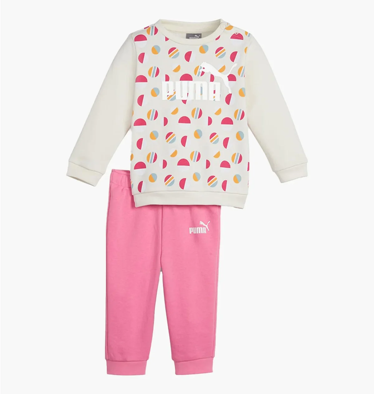 Спортивний костюм дитячий Puma Ess+ Summer Camp Beige/Pink (679280-87)