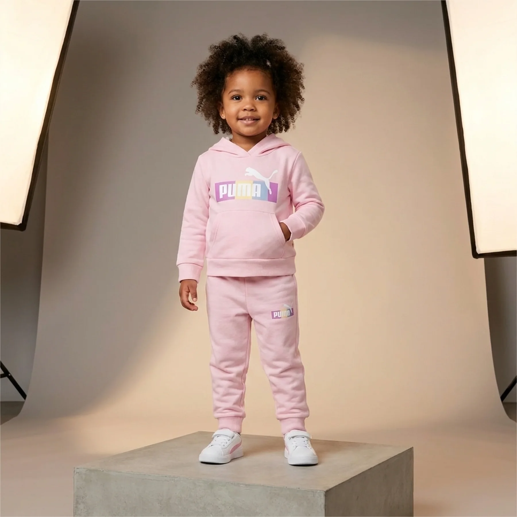 Спортивний костюм дитячий Puma Sparkle Block Toddlers' Two Piece Set (859058-02)
