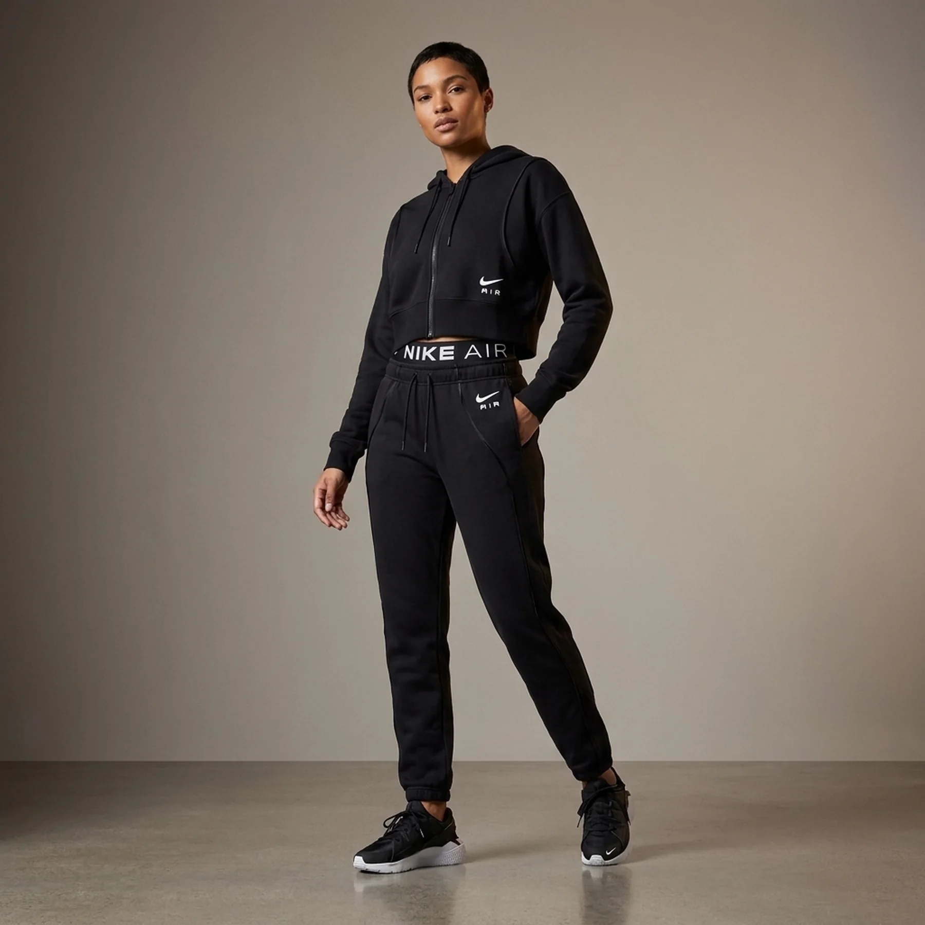 Спортивний костюм унісекс Nike Nsw Air Flc Black (DQ6579-010__DQ6563-010)