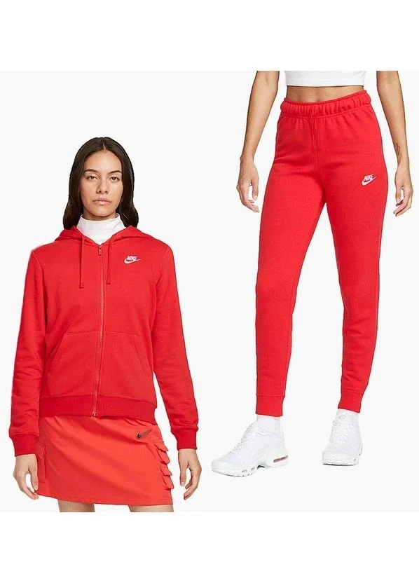 Спортивний костюм унісекс Nike Nsw Club Flc Fz Red (DQ5471-657__DQ5174-657)