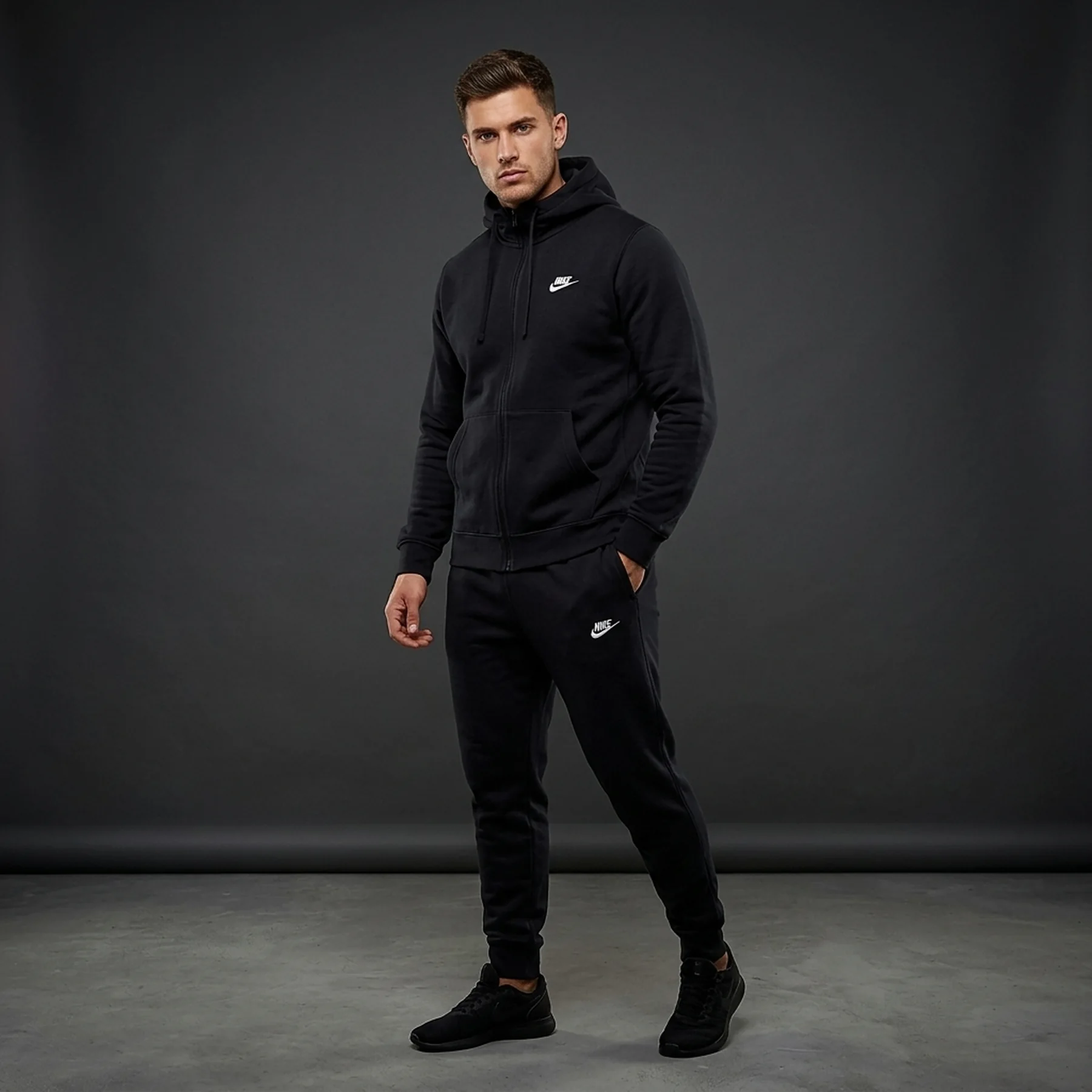 Спортивний костюм унісекс Nike Sportswear Club Fleece Black (BV2645-010__BV2671-010)