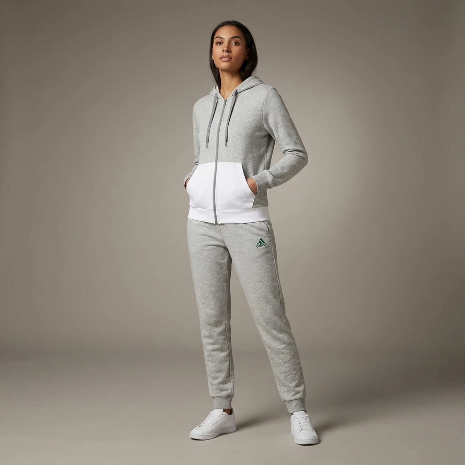 Спортивний костюм жіночий Adidas Wts Lin Ft Hood W (GD4415)