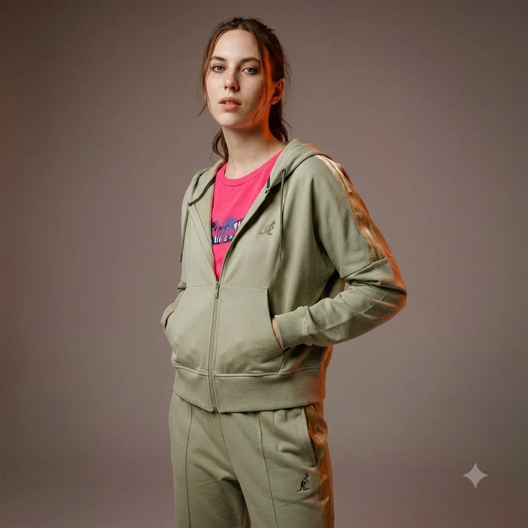 Спортивний костюм жіночий Australian Gold Tape Elastic Fleece (LSDTU0073-515)