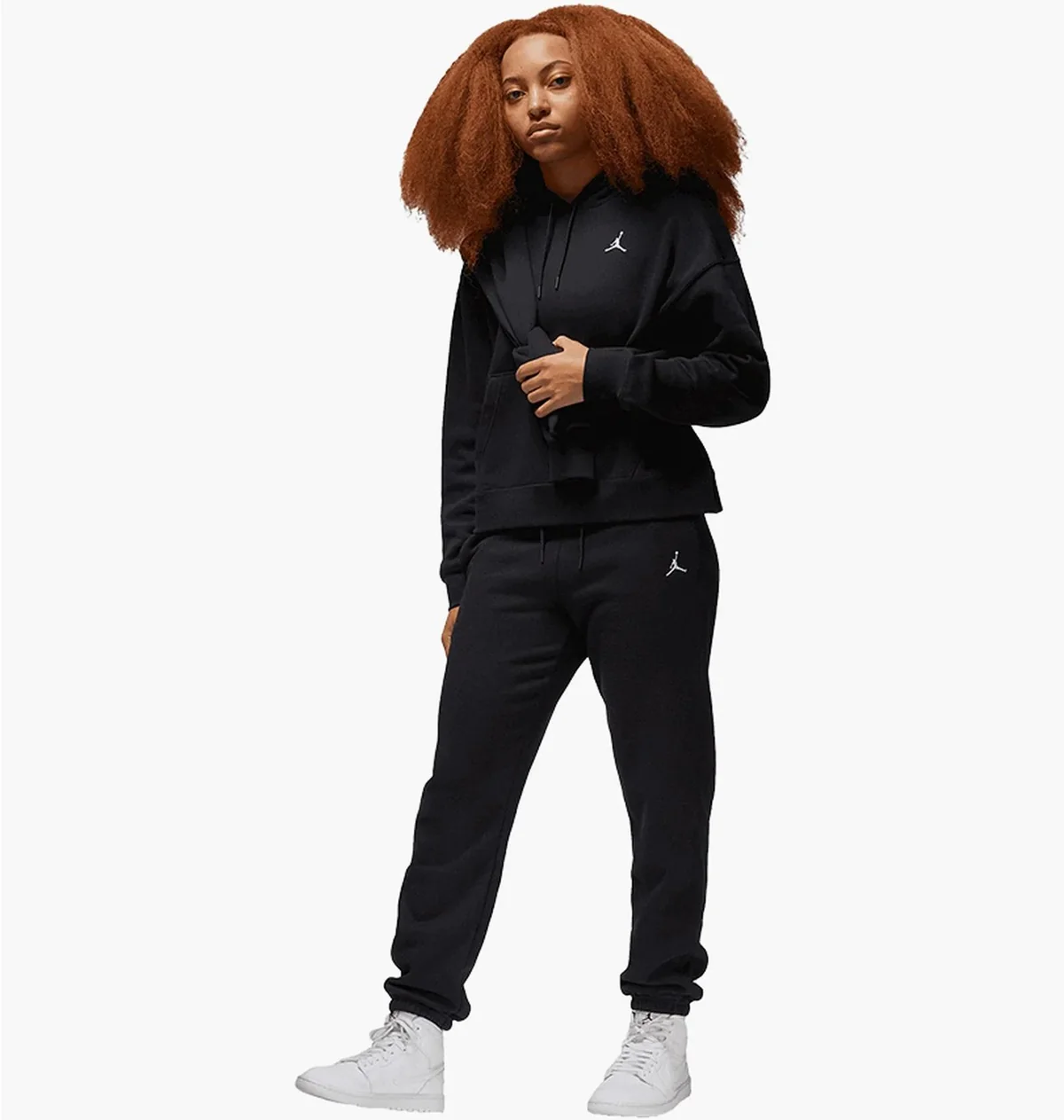 Спортивний костюм жіночий Jordan Brooklyn Fleece Outfit Black (FN4488-010__FN4494-010)