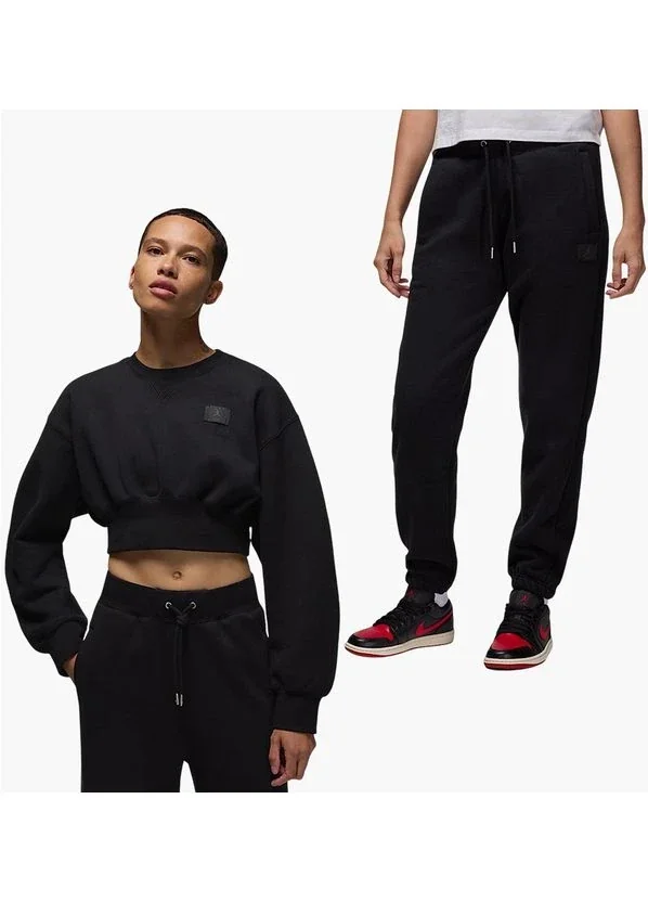 Спортивний костюм жіночий Jordan Flight Fleece Black (FV7152-010__FV7059-010)