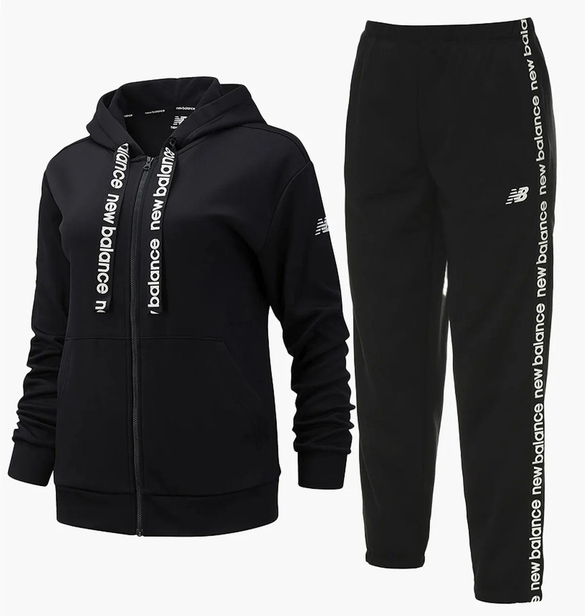 Спортивний костюм жіночий New Balance Reletless Perf Fleece Black (WJ13174BK__WP13176BK)