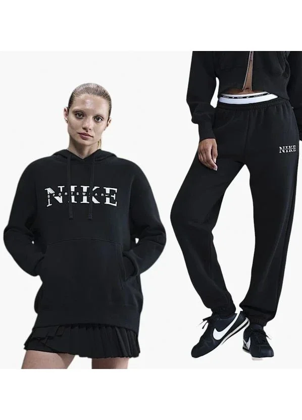 Спортивний костюм жіночий Nike Nsw Phnx Flc Po Black (IH4054-010__IH4055-010)