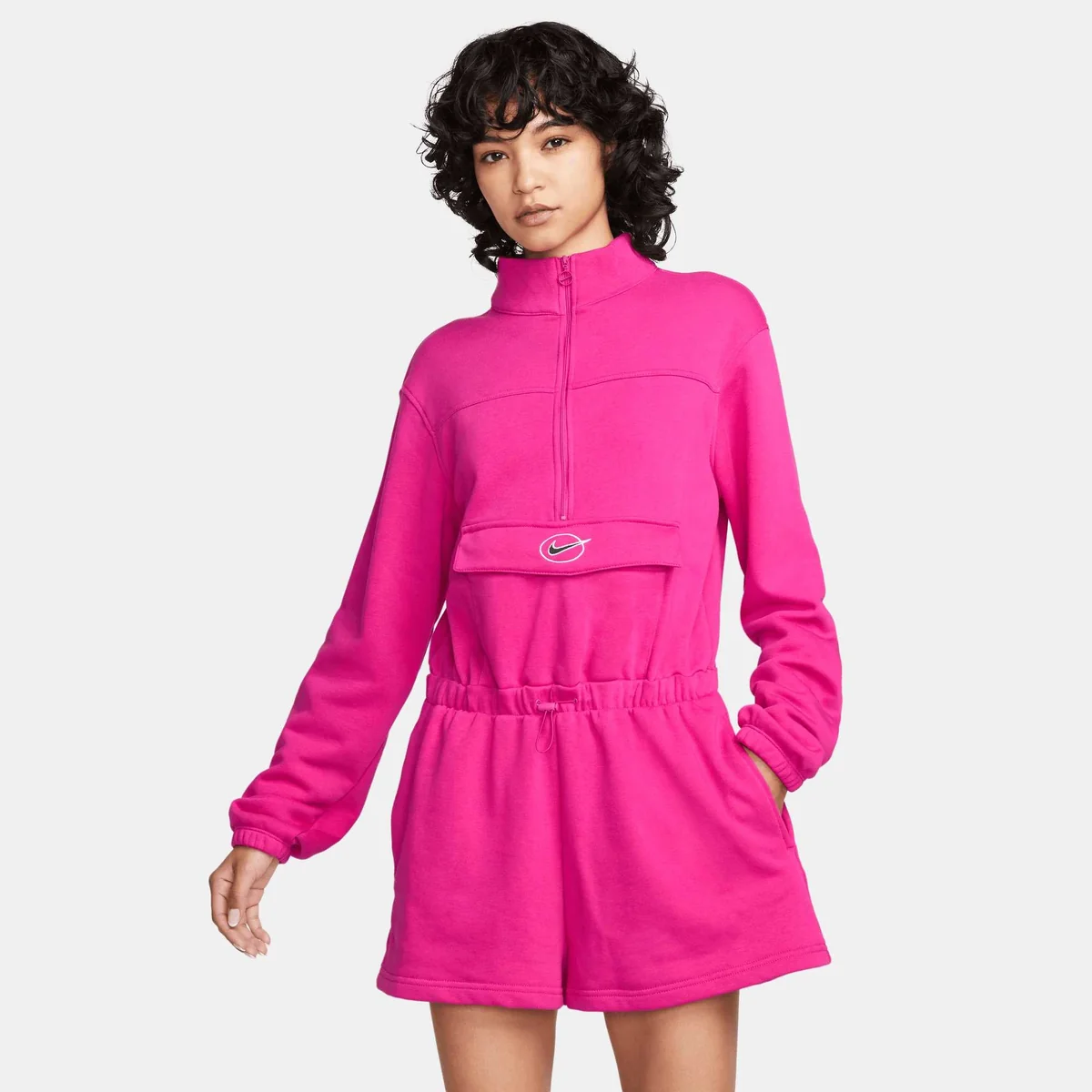 Спортивний костюм жіночий Nike Nsw Women's Icon Fleece Fuchsia Romper (DM6289-610)