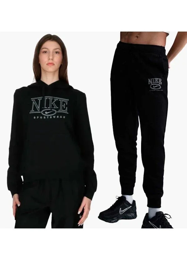 Спортивний костюм жіночий Nike Sportswear Club Fleece Black (IB1992-010__IB1988-010)