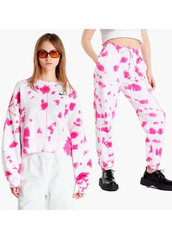 Спортивний костюм жіночий Nike Sportswear Oversized Fleece Pink (DM6357-621__DM6363-621)