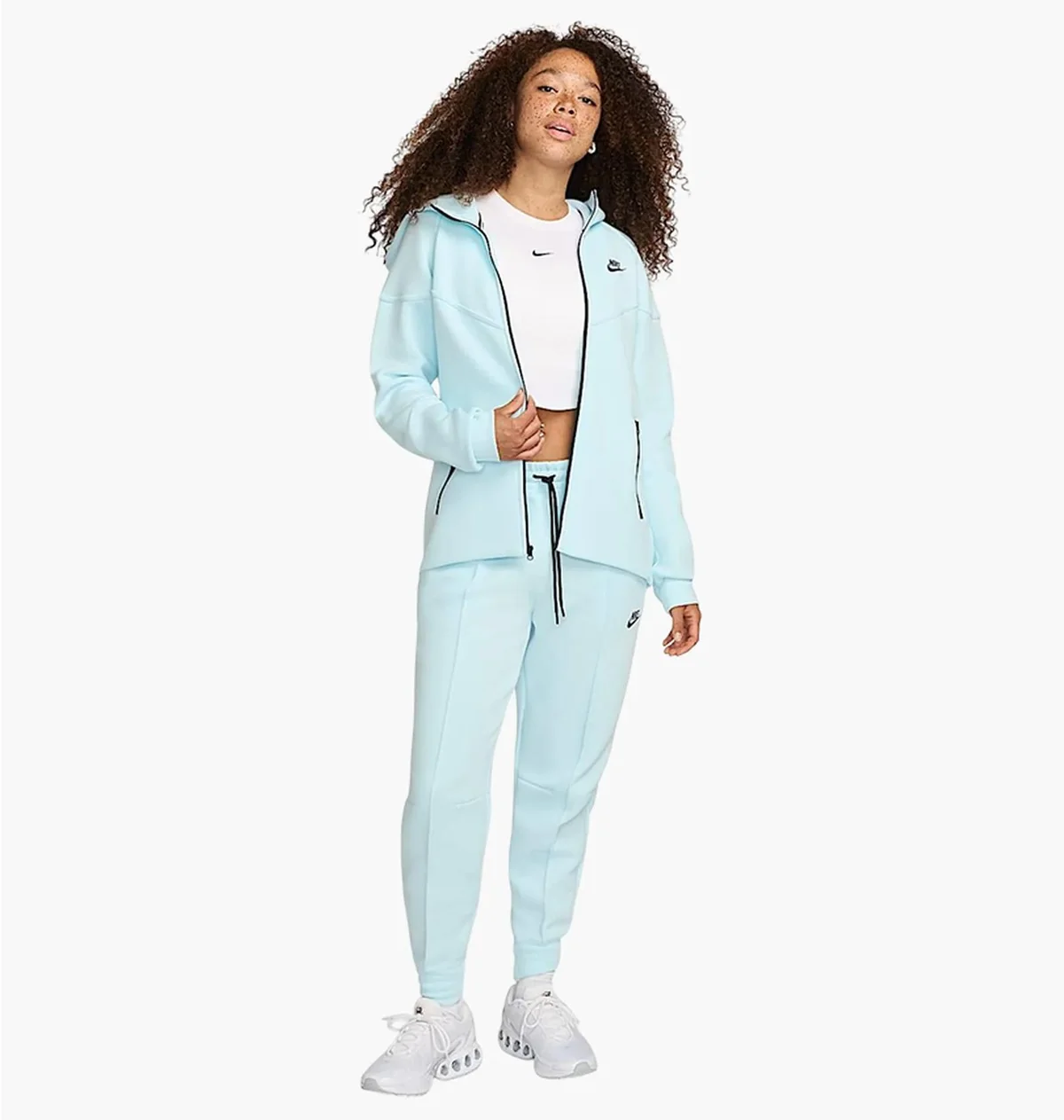 Спортивний костюм жіночий Nike Sportswear Tech Fleece Windrunner Light Blue (FB8338-474__FB8330-474)