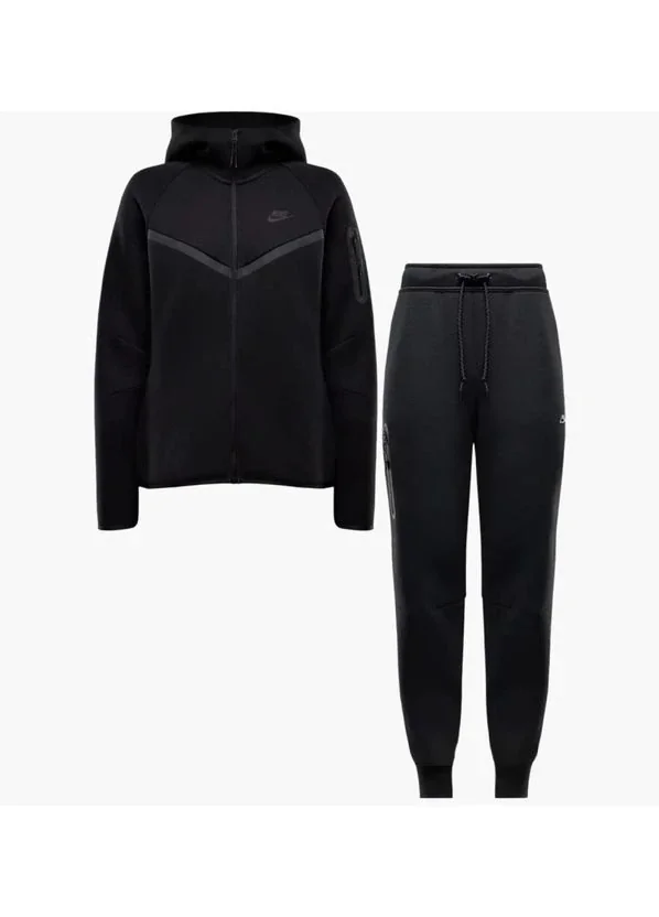 Спортивний костюм жіночий Nike Tech Fleece Black (HV6747-010__HV6779-010)