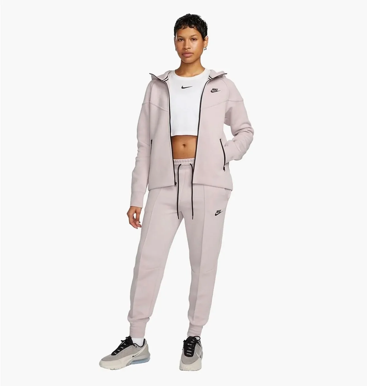 Спортивний костюм жіночий Nike Tech Fleece Windrunner Pink (FB8338-019__FB8330-019)