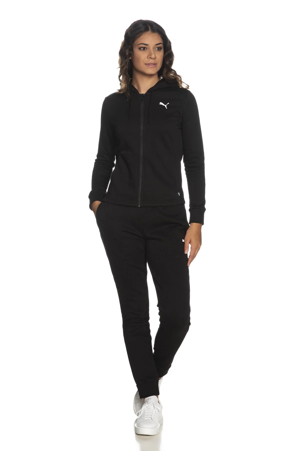 Спортивний костюм жіночий Puma Classic Fleece Tracksuit Black (670022-01)