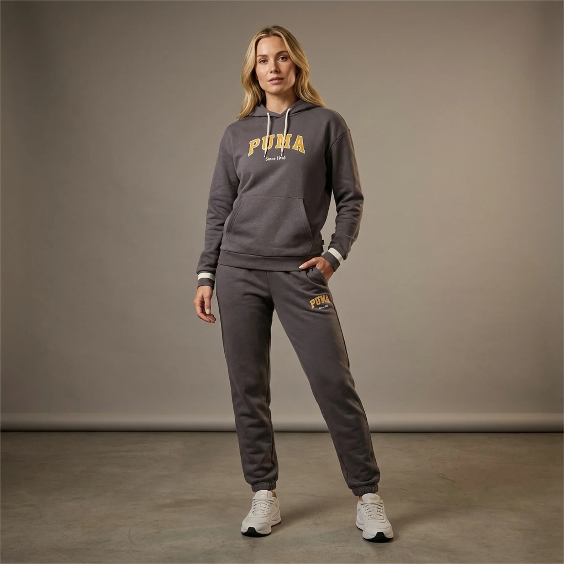 Спортивний костюм жіночий Puma Womens Sports Suit Grey (692674-13__692668-13)