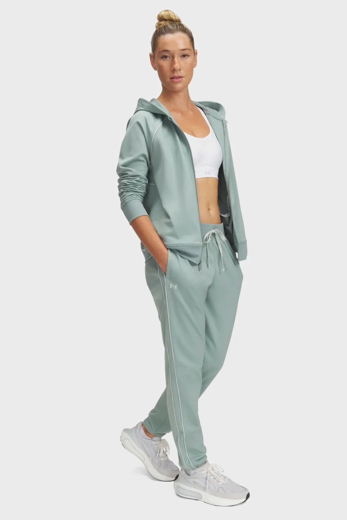 Спортивний костюм жіночий Under Armour Rival Tricot Tracksuit Hd Turquoise (6001966-348)