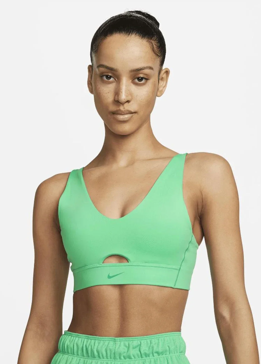Спортивний топ жіночий Nike Df Indy Plunge Cutout Bra (DV9837-363)
