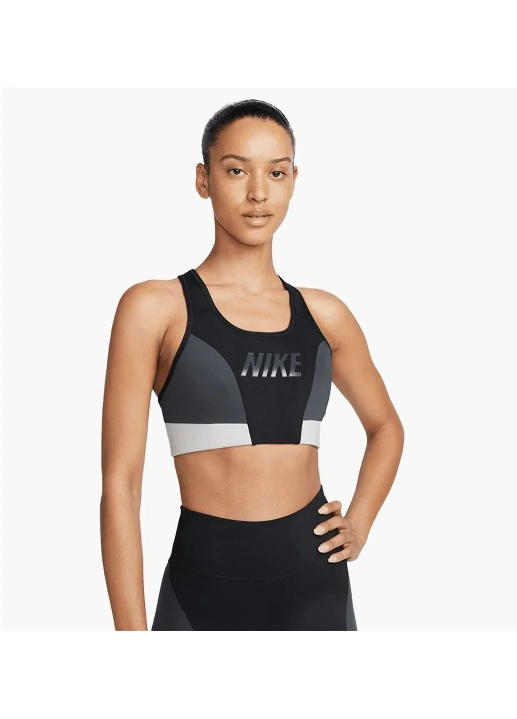 Спортивний топ жіночий Nike Dri-Fit Swoosh Black Dq5134-010 (DQ5134-010)
