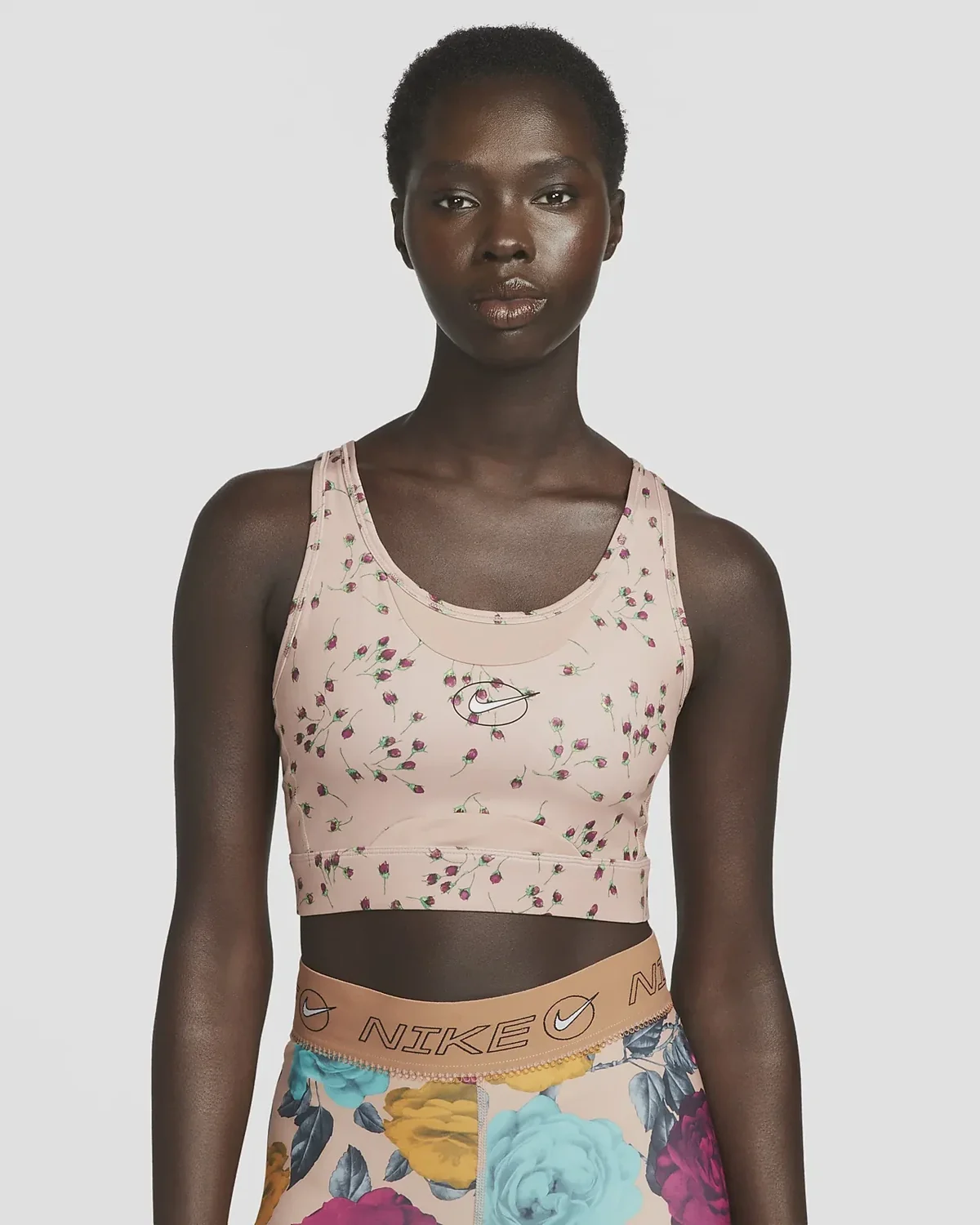 Спортивний топ жіночий Nike Dri-Fit Swoosh Icon Clash All Over Print Bra (DM0639-609)