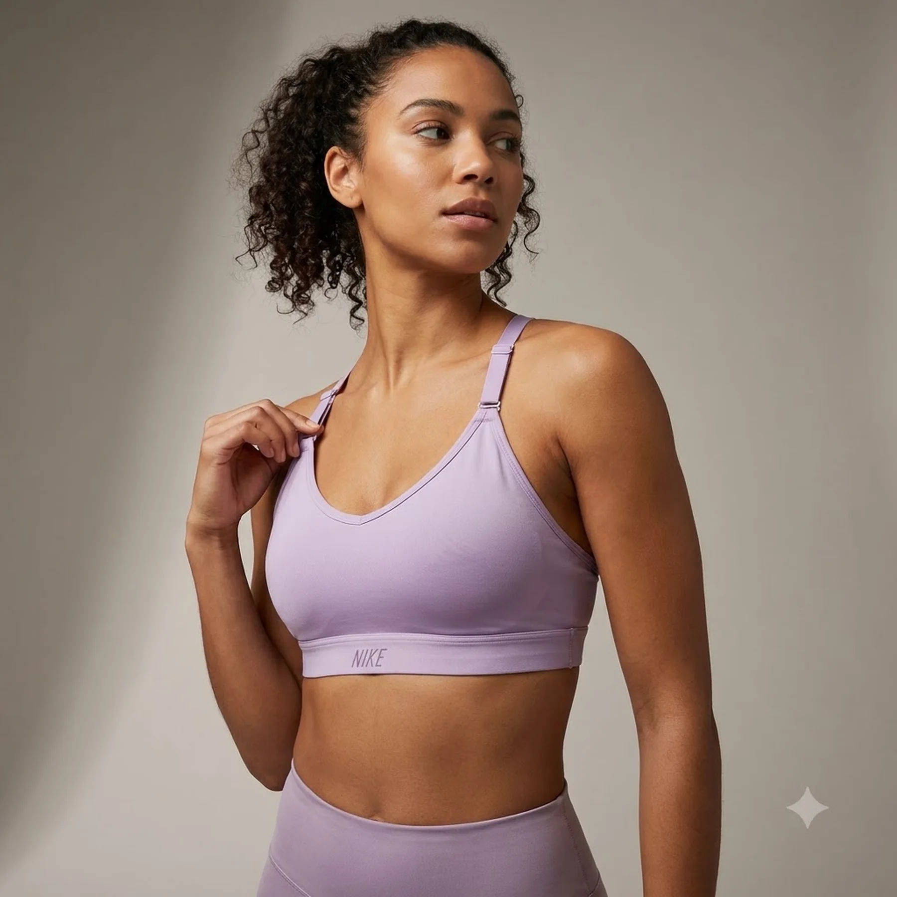 Спортивний топ жіночий Nike Indy Medium Support Padded Adjustable Sports Bra Violet (FD1065-512)