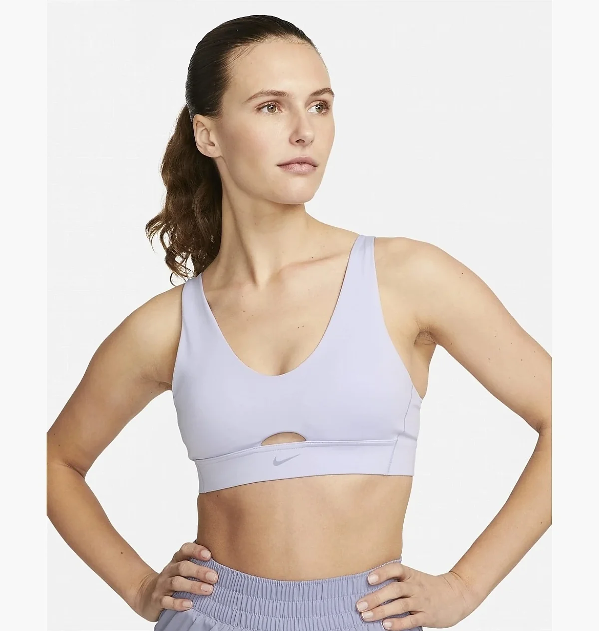 Спортивний топ жіночий Nike Indy Women's Sports Bra With Removable Padding Oxygen Purple (DV9837-536)
