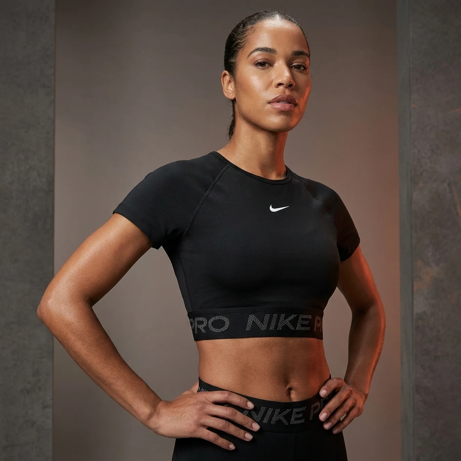 Спортивний топ жіночий Nike Np Dri-Fit Ss Crop Top Tt Gx Black (HM6369-010)