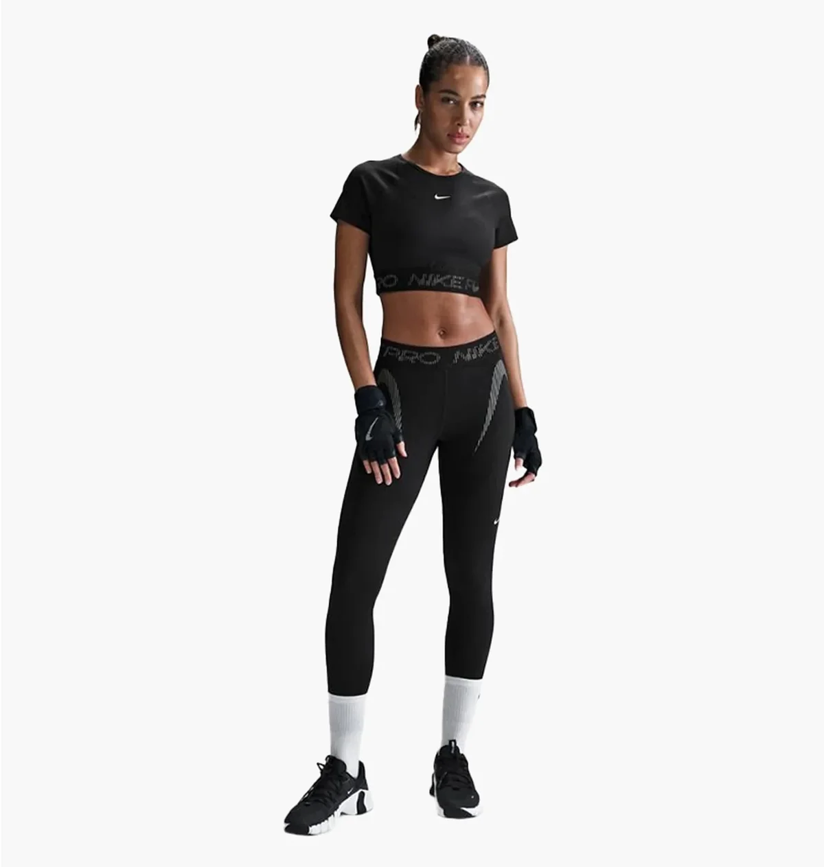 Спортивний топ жіночий Nike Np Dri-Fit Ss Crop Top Tt Gx Black (HM6369-010)
