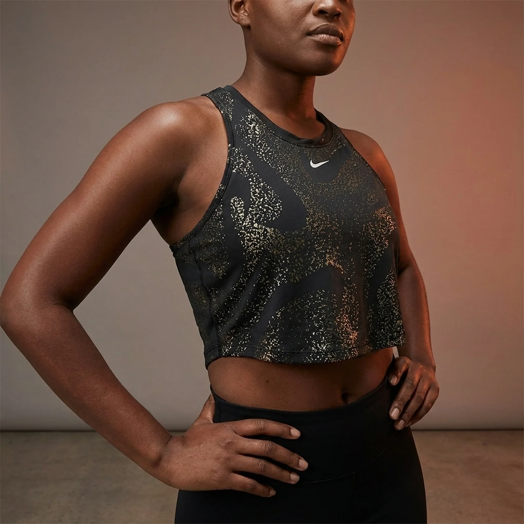 Спортивний топ жіночий Nike One Dri-Fit Black Dq6304-010 (DQ6304-010)