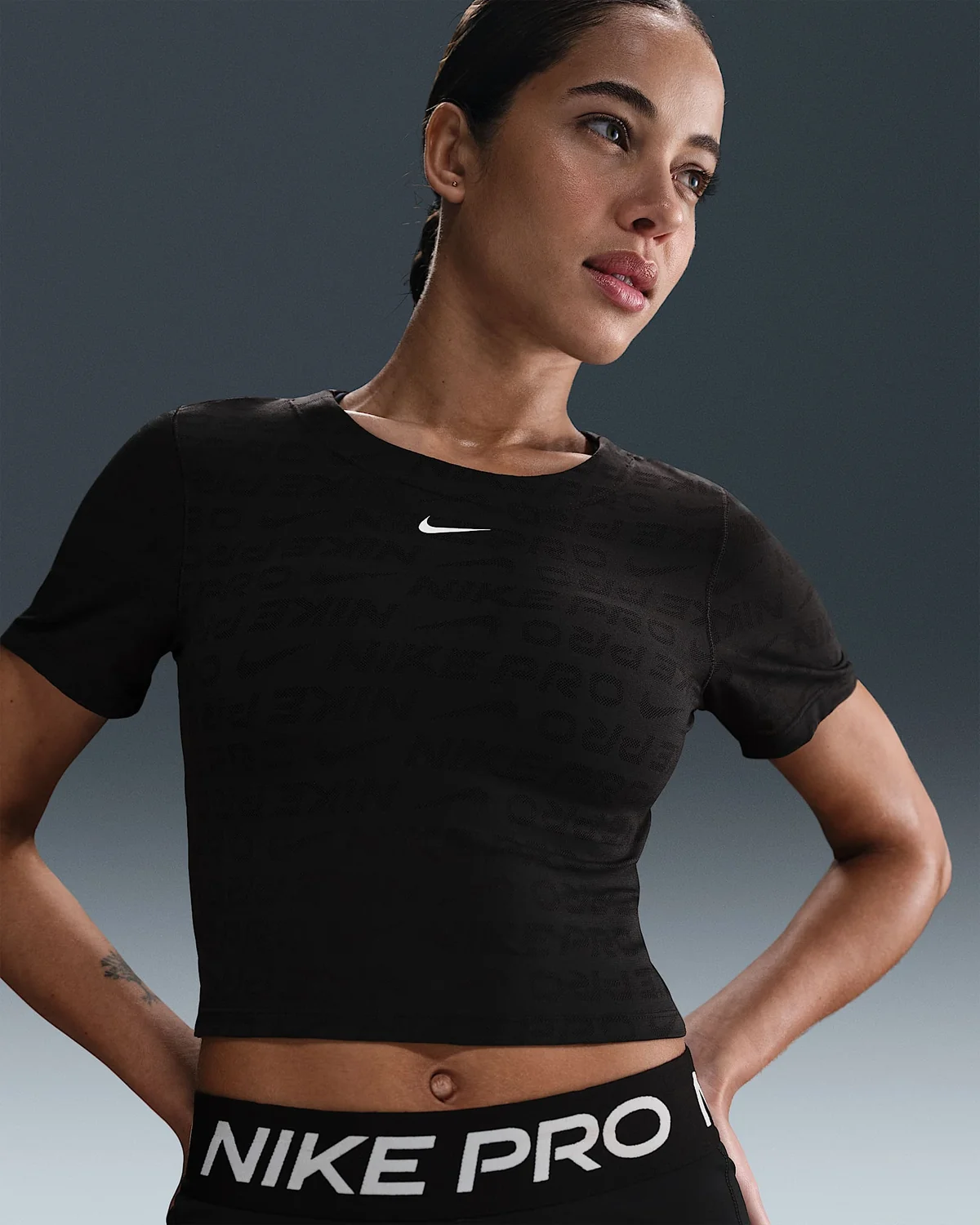 Спортивний топ жіночий Nike Pro Dri-Fit Black (HJ2285-010)