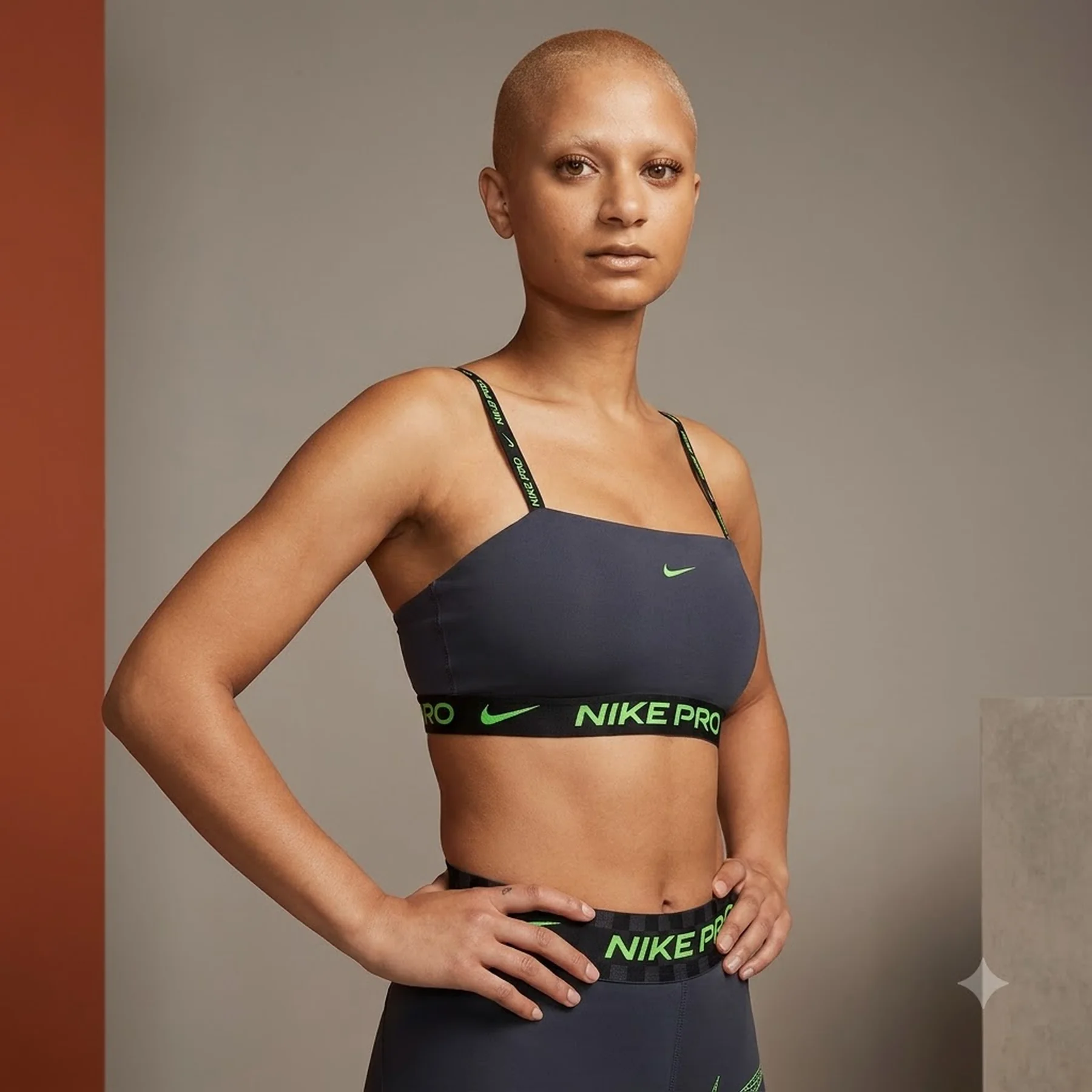 Спортивний топ жіночий Nike Pro Dri-Fit Grey (DX0655-015)