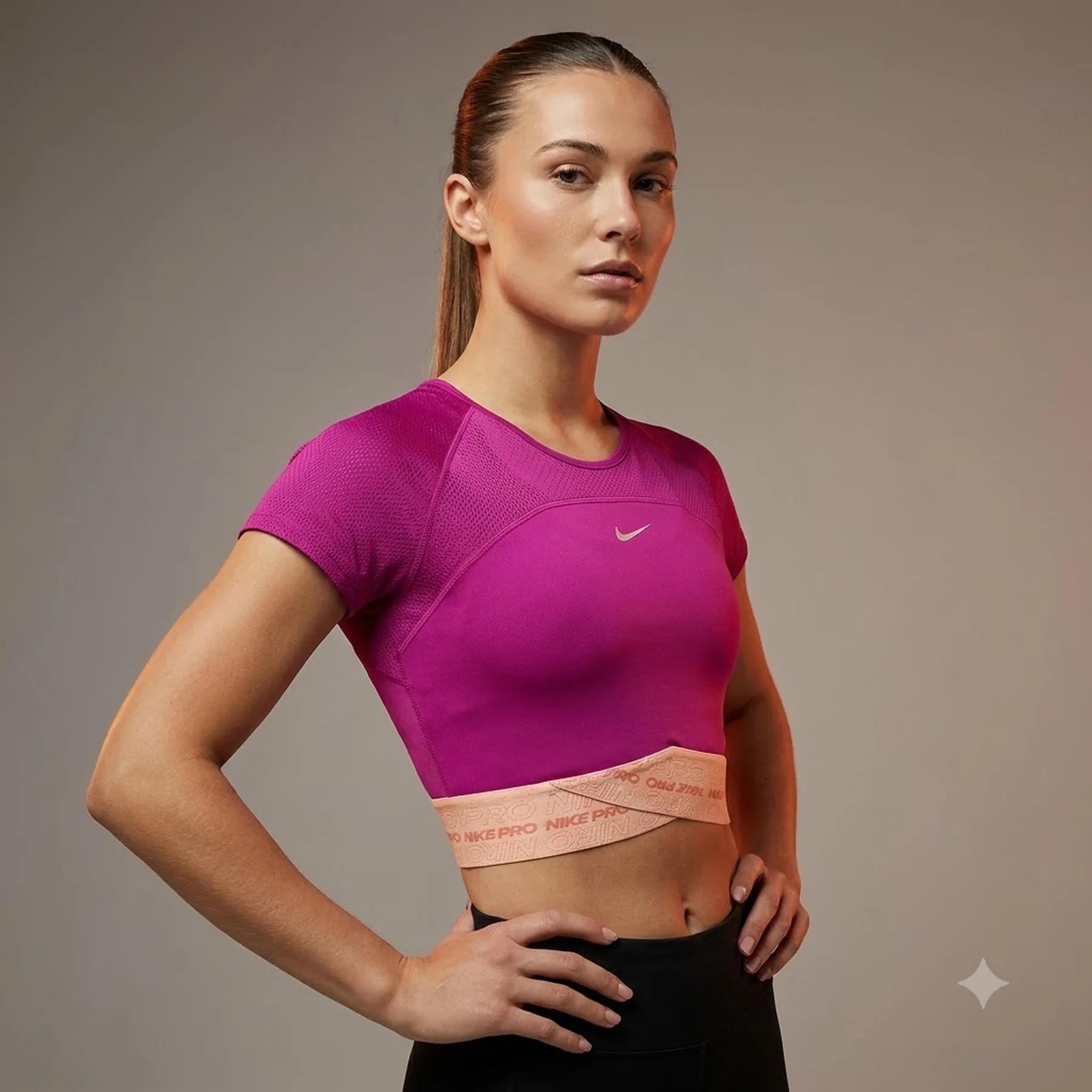 Спортивний топ жіночий Nike Pro Dri-Fit Women's Short-Sleeve Top (CJ4185-601)