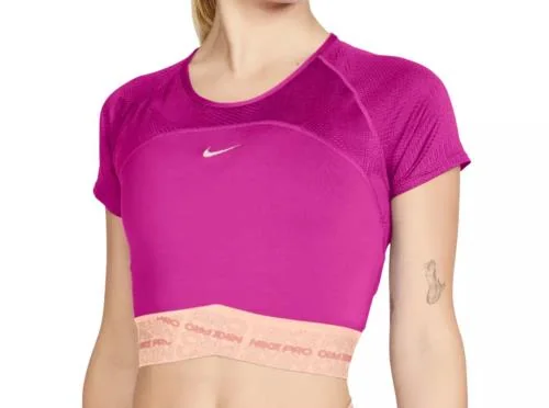 Спортивний топ жіночий Nike Pro Dri-Fit Women's Short-Sleeve Top (CJ4185-601)