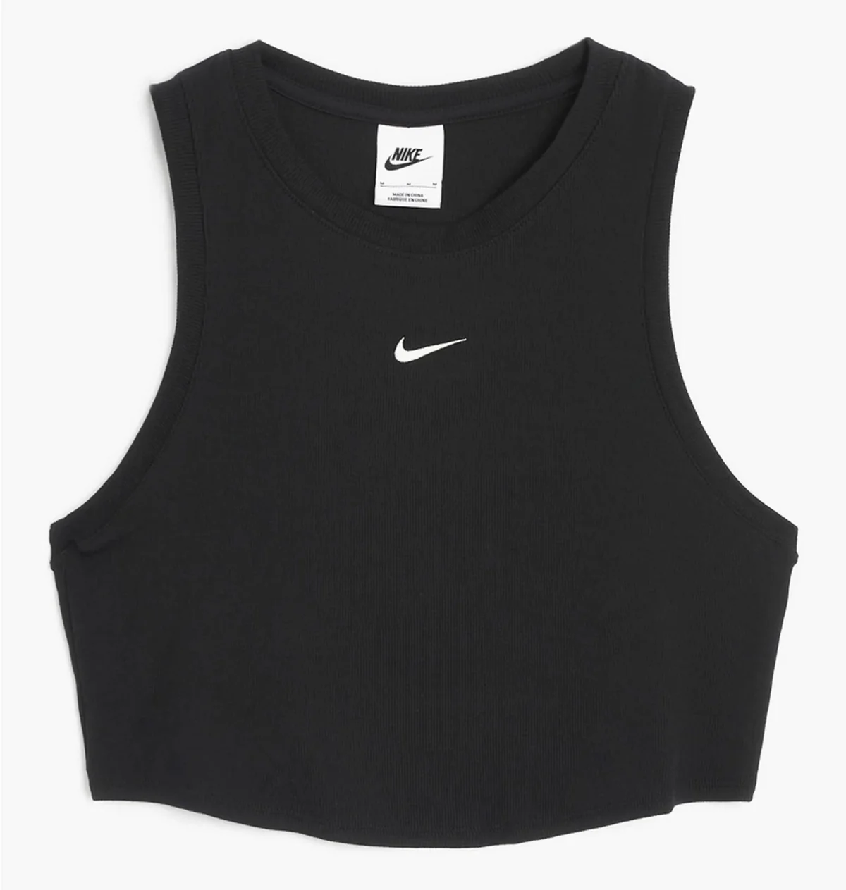 Спортивний топ жіночий Nike Sportswear Chill Knit Women's Tight Cropped Mini (FB8279-010)